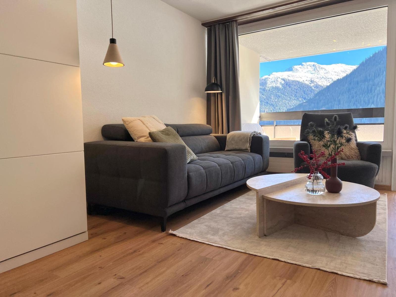 New Renovated Apartment In Center Of Davos Eksteriør bilde