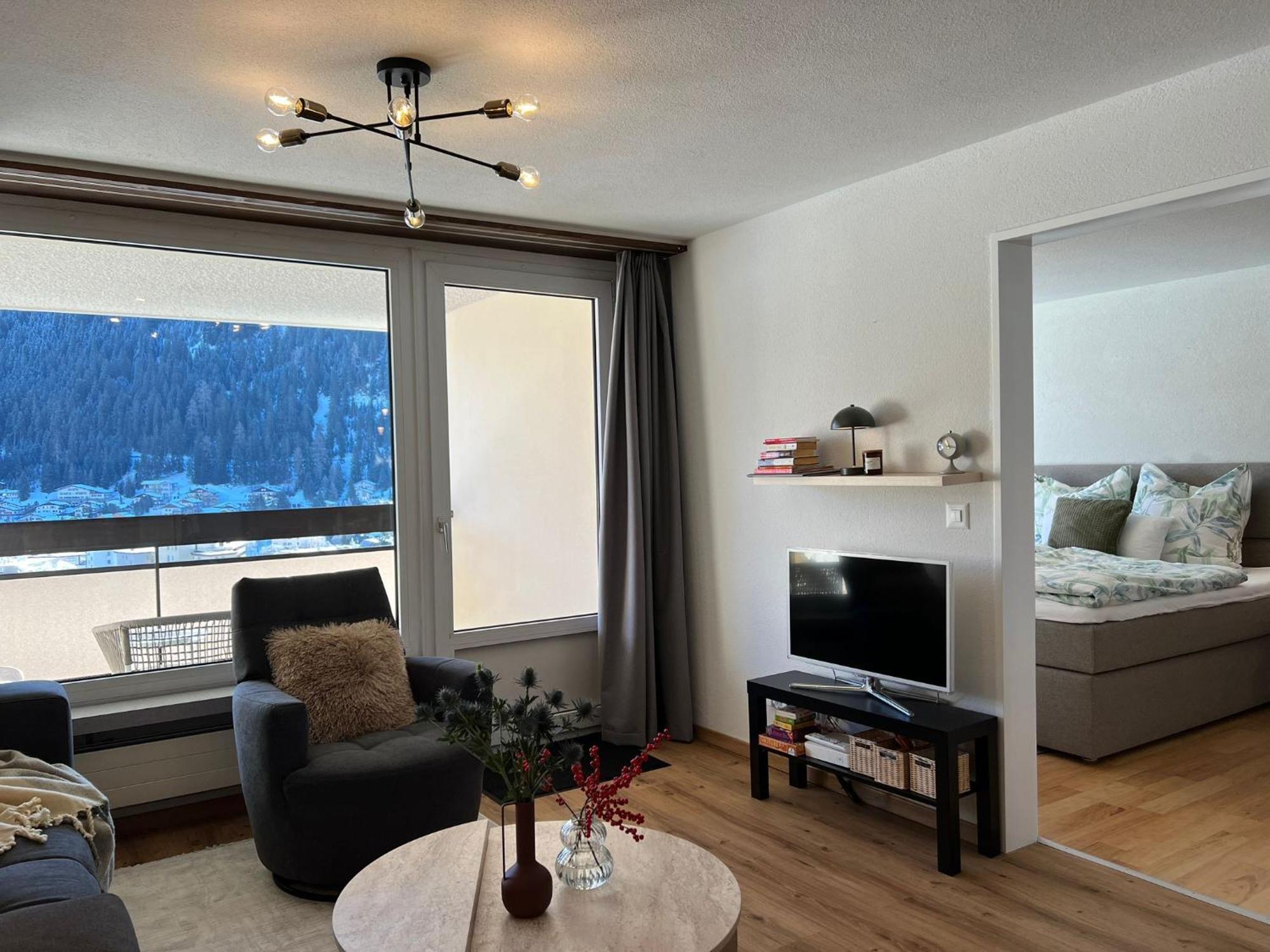 New Renovated Apartment In Center Of Davos Eksteriør bilde